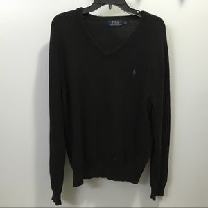 Black Polo Ralph Lauren wool sweater men’s size L